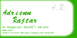 adrienn rajtar business card